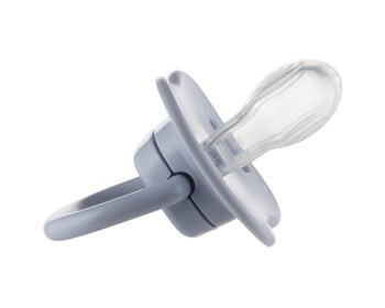 Canpol Babies Cute Animals, smoczek uspokajający, silikonowy symetryczny,  0-6 m, niebieski, 1 szt.