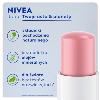 Nivea, pielęgnująca pomadka do ust Pearly Shine, 4,8 g
