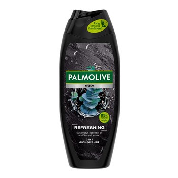 Palmolive Men Refreshing, żel pod prysznic 3w1, 500 ml