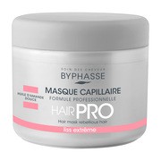 Byphasse Hair Pro, Liss Extreme, maska do włosów ułatwiająca prostowanie, 500 ml