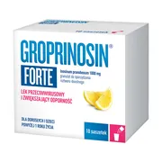 Groprinosin Forte, 1000 mg, granulat do sporządzania roztworu doustnego,1,8g, 10 saszetek