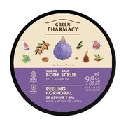 Green Pharmacy, peeling cukrowo-solny do ciała, figi i olejek arganowy, 200 ml