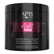 Apis Night Fever, oczyszczający peeling do ciała, dłoni i stóp, 700 g
