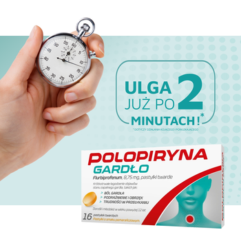 Polopiryna Gardło, 8,75 mg, pastyl.twarde, 16 szt