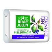 Biały Jeleń, mydło z ekstraktem z czarnego bzu i lnu, 100g