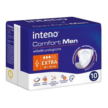 Inteno Comfort Men, wkładki urologiczne, Extra, 10 szt.