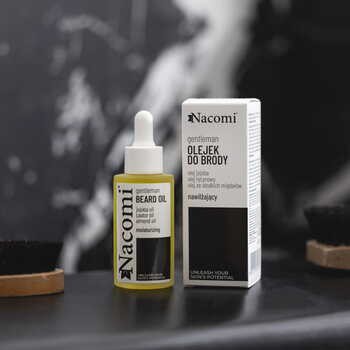 Nacomi Gentleman, nawilżający olejek do brody i zarostu, 40 ml