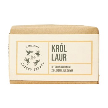 Mydlarnia 4 Szpaki, naturalne mydło w kostce, Król Laur, 110 g