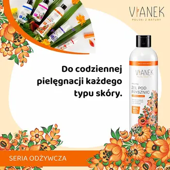 Vianek, odżywczy żel pod prysznic, 300 ml