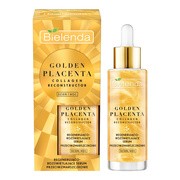 Bielenda Golden Placenta Collagen Reconstructor, regenerująco-rozświetlające serum przeciwzmarszczkowe, 30 g