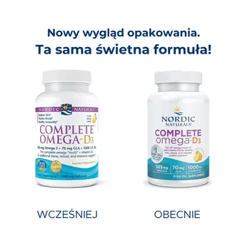 Complete Omega-D3 565 mg Lemon, kapsułki, 60 szt.