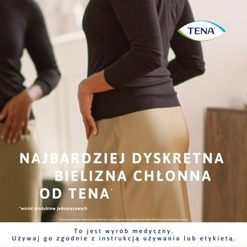 Tena Silhouette Plus, majtki chłonne, White, rozmiar L, 10 szt.