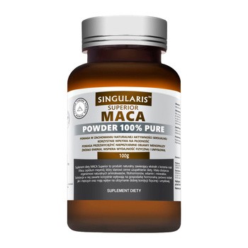 Singularis Maca Powder 100% Pure, proszek, 100 g