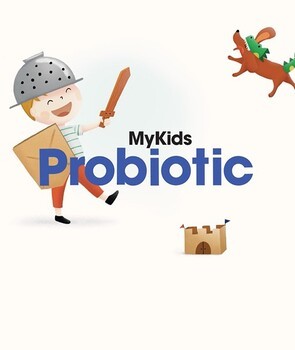 MyKids Probiotic, proszek, smak truskawkowy, 30 saszetek