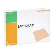Bactigras, opatrunek parafinowy, jałowy, 10 cm x 10 cm, 10 szt.