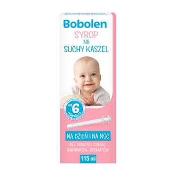 Bobolen Syrop na suchy kaszel, 115 ml