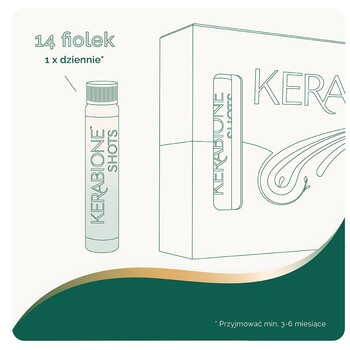 Kerabione Shots, fiolki, 25 ml x 14 szt.