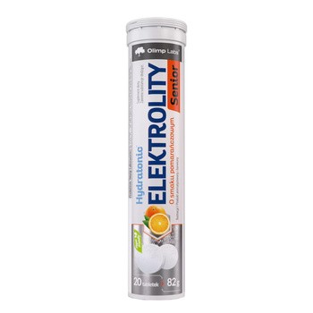 Olimp Labs Hydratonic Elektrolity Senior, tabletki musujące, smak pomarańczowy, 20 szt.