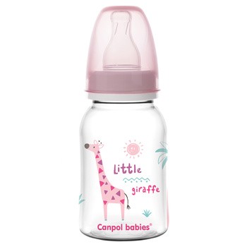 Canpol, butelka profilowana, wąskootworowa, 125 ml, 1 szt.