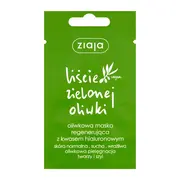 Ziaja Liście Zielonej Oliwki, oliwkowa maska regenerująca z kwasem hialuronowym, 7 ml