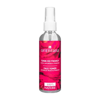 Orientana, tonik do twarzy, róża japońska i pandan, 100 ml