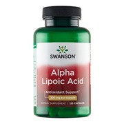 Swanson ALA kwas alfa liponowy, 300 mg, kapsułki, 120 szt.