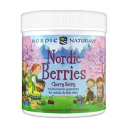 Nordic Berries Multivitamin, Cherry Berry, żelki, 120 szt.