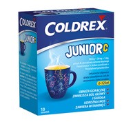 Coldrex Junior C, proszek do sporządzania roztworu doustnego, 10 saszetek