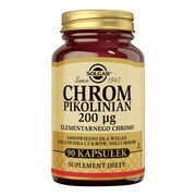 Solgar Chrom Pikolinian 200 µg, kapsułki, 90 szt.