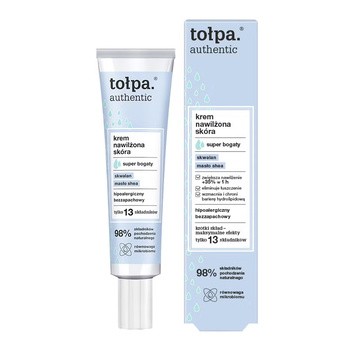 Tołpa Authentic, krem nawilżona skóra, super bogaty, 40 ml