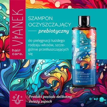 Sylveco Vianek, prebiotyczny szampon oczyszczający, 300 ml