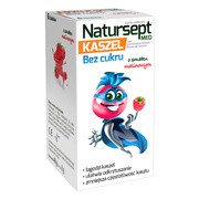 Natursept MED Kaszel, lizaki bez cukru, smak malinowy, 6 szt.