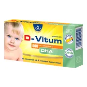 D-Vitum 600 j.m.witam.D DHA, kapsułki twist-off, 30 szt.