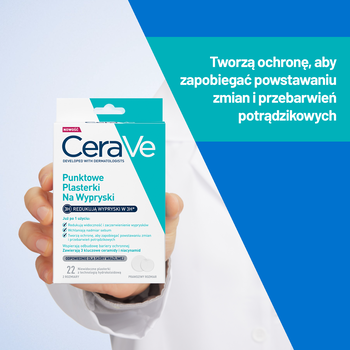 CeraVe, punktowe plasterki na wypryski, 22 szt.