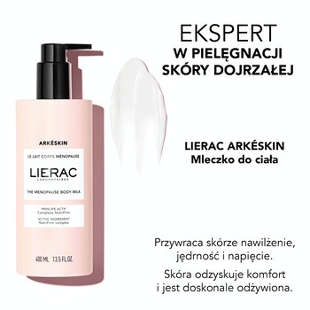 Lierac Arkeskin, balsam do ciała w okresie menopauzy, 400 ml