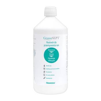 GranuSEPT, roztwór do przemywania ran, 1000 ml
