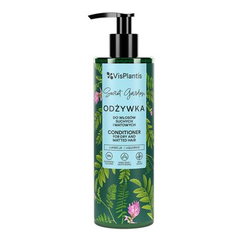Vis Plantis, odżywka do włosów suchych i matowych, lukrecja, lipa, prawoślaz, 400 ml