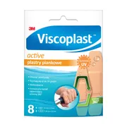Viscoplast Active, plastry piankowe, 8 szt.
