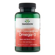 Swanson High Concentrate Omega-3, kapsułki żelowe, 120 szt.