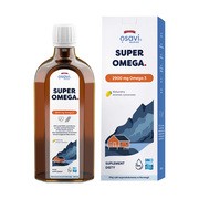 Osavi Super Omega, 2900 mg Omega 3, naturalny aromat cytrynowy, olej, 250 ml