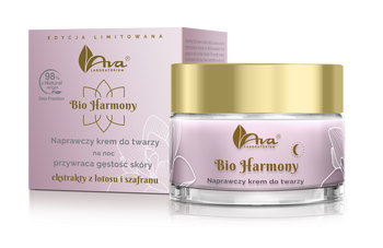 AVA Bio Harmony, liftingujący krem do twarzy na noc, 50 ml