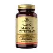 Solgar Wapń i Magnez Cytrynian, tabletki, 100 szt.