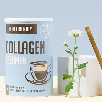 Diet-Food, Keto Kolagen Coffee Creamer + MCT, śmietanka do kawy, 300 g