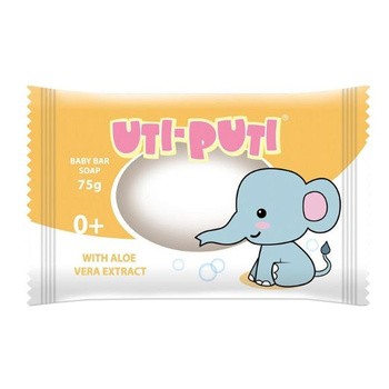 Uti-Puti, mydło w kostce dla dzieci z ekstraktem z aloesu, 75 g