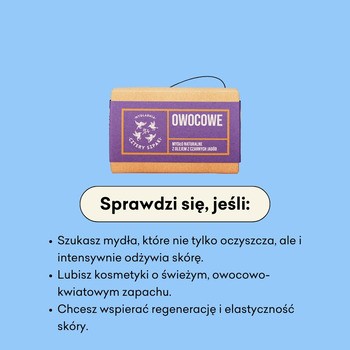 Mydlarnia 4 Szpaki, naturalne mydło w kostce, Owocowe, 110 g