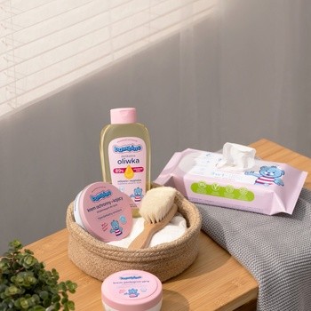 Bambino, chusteczki emolientowe 3w1 hipoalergiczne, 2 x 57 szt.