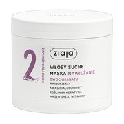 Ziaja Owoc Granatu Nawilżanie, maska do włosów suchych, 350 ml