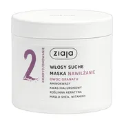 Ziaja Owoc Granatu Nawilżanie, maska do włosów suchych, 350 ml