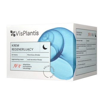 Vis Plantis Helix Vital Care, krem regenerujący na noc z filtratem ze śluzu ślimaka, 50 ml