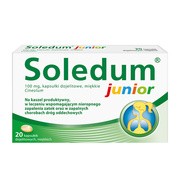 Soledum Junior, 100 mg, kapsułki dojelitowe miękkie, 20 szt.